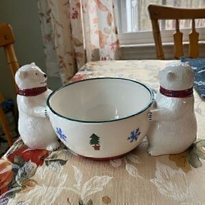 The Snow Bear Collection Open Candy Dish by PFALTZGRAFF